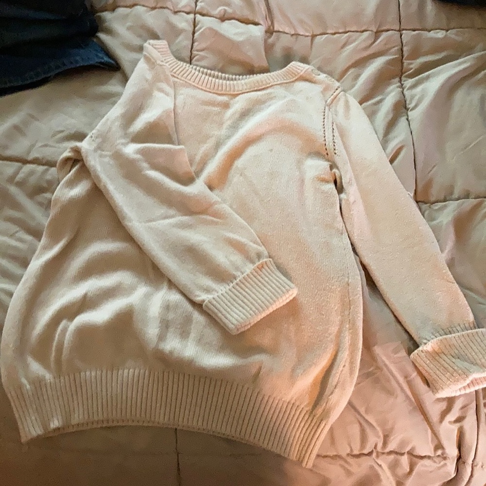Cream sweater